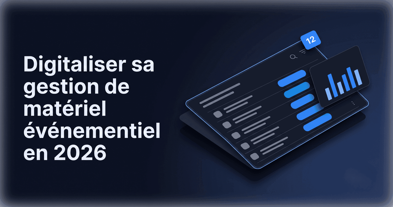 Pourquoi les traiteurs événementiels doivent digitaliser leur gestion de matériel en 2026